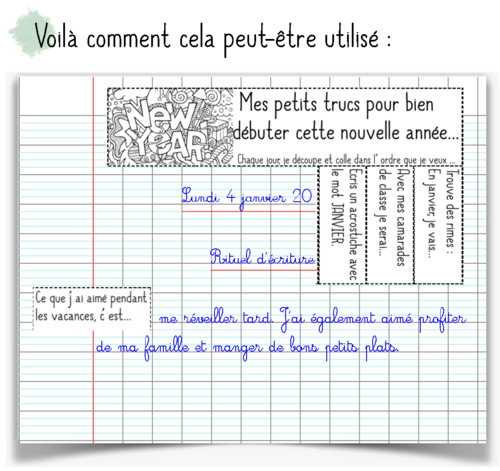 Ecriture : bonnes résolutions et compagnie