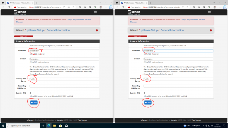 Cluster de Pfsense (VIP CARP)
