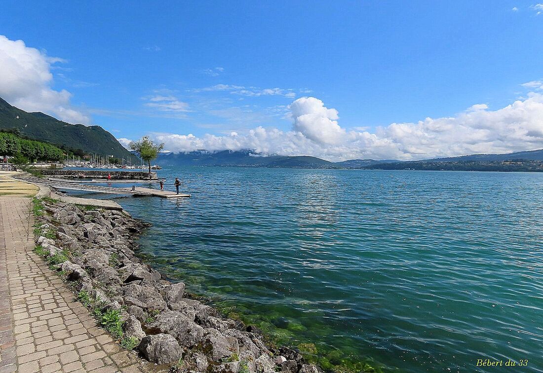 au lac du Bourget en Savoie