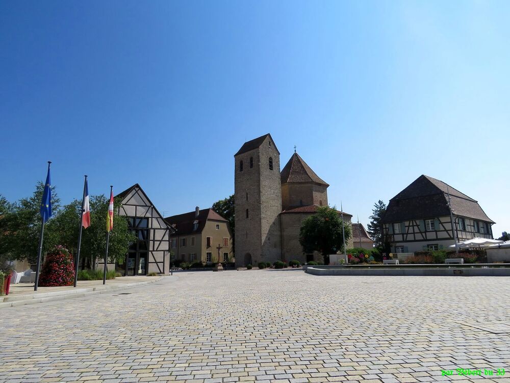 Ottmarsheim dans le Haut Rhin