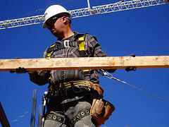 Laborer with Fall Protection - San Franc by gregor_y, on Flickr