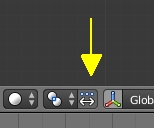 Bouton pour activer l'option Center Points