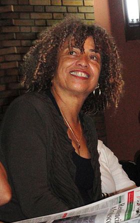Angela Davis à l'université nationale de Colombie à Bogota en 2010.