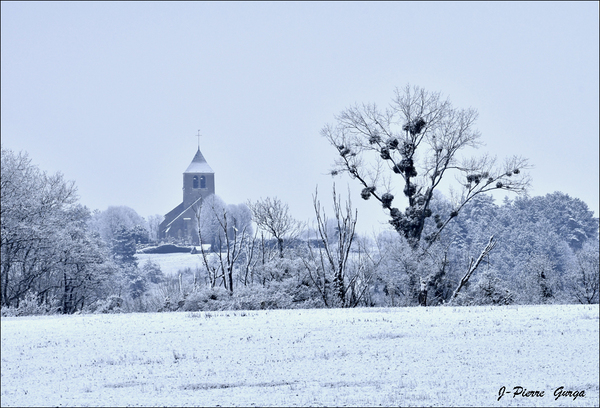 "Neige à Poinçon les Larrey" de très belles photos de Jean-Pierre Gurga