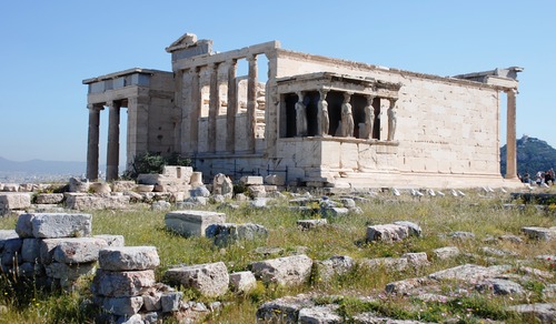 L'Erechthéion à l'Acropole d'ATHENES