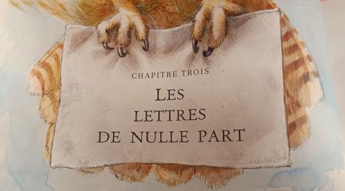 liens extraits vidéos, persos et lieux + résumé chap3 T1 Les lettres de nulle part