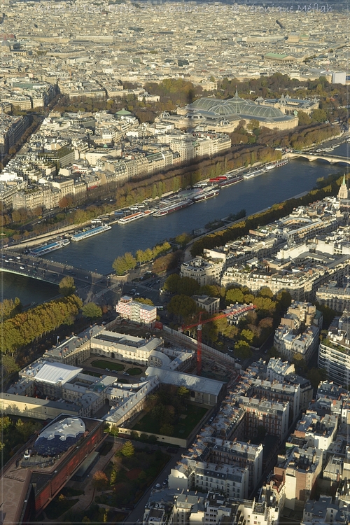 Vues de Paris du 3ème étage de la Tour Eiffel