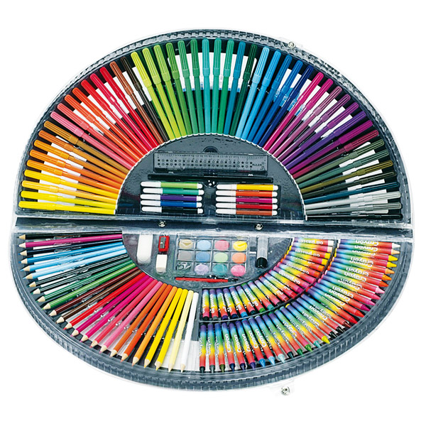 Mallette a dessin 154 pieces