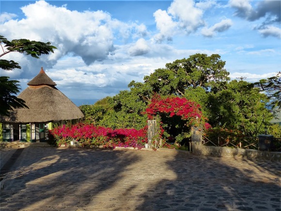 un bel hôtel, le Kanta lodge à Konso