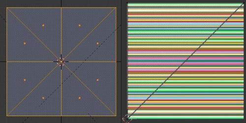 Faire un carré avec des lignes droites (Vue 1)