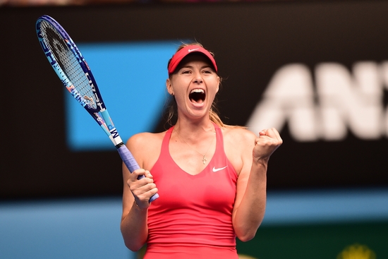 Sharapova exulte vers les demies