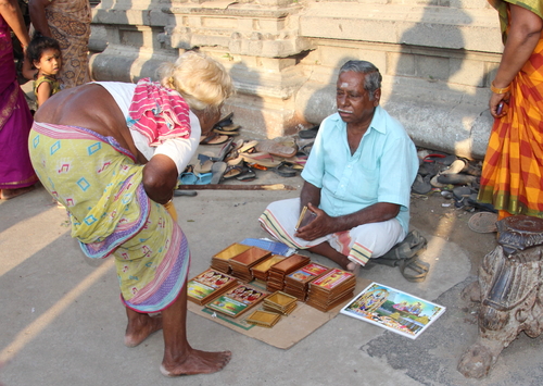 Dans les rues de Kanchipuram