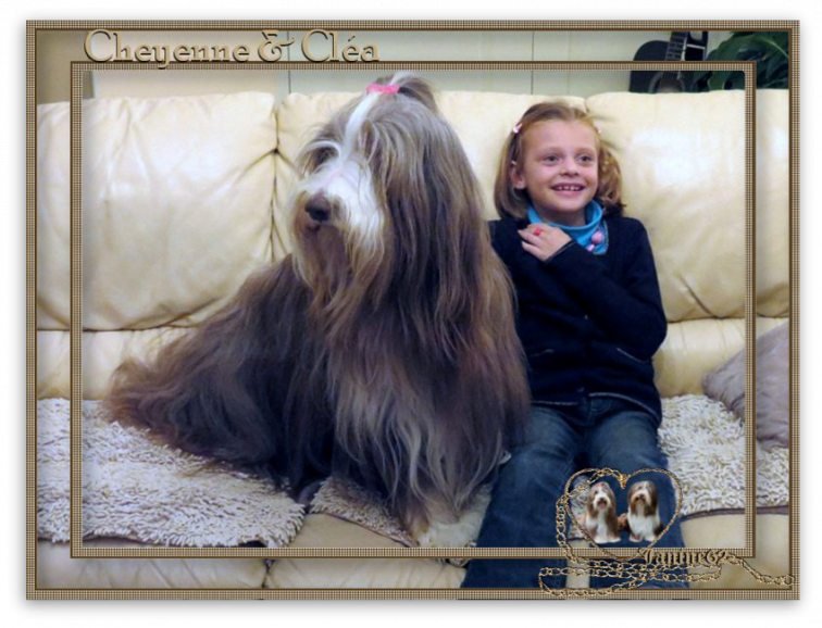 Athos & Cheyenne et leur copine Cléa 