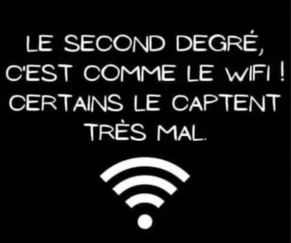 wifi second degré