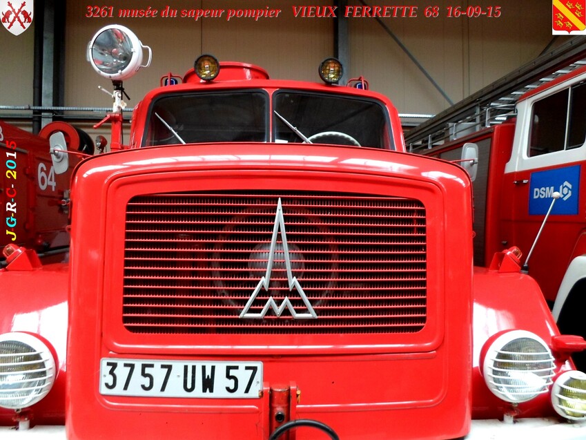 Musée du Sapeur Pompier d'ALSACE  1/4  23/26   VIEUX FERRETTE  68   D  12-09-2016