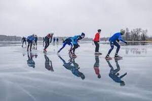 season marathon ice skaters marathon  winter