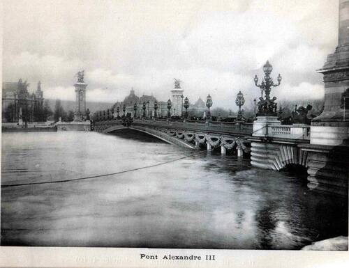 La crue de la Seine à Paris en 1910.