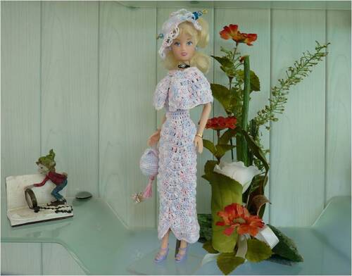 Tuto Barbie crochet :Chinoiserie / Deauville