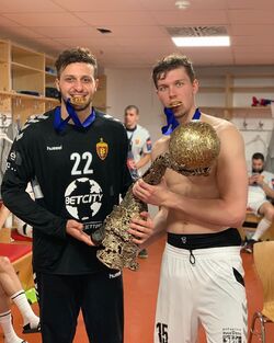 GHEDBANE Khalifa 2019 Vainqueur de la Ligue des Champions d'Europe avec le Vardar Skopje 