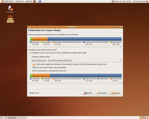 Installation d'Ubuntu