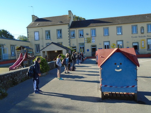 Accueil des enfants selon un protocole bien rôdé