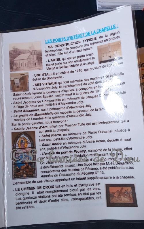 Saint-Léonard, chapelle Notre-Dame de Lourdes