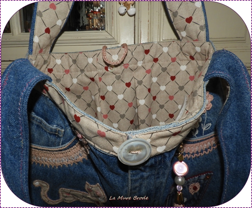 sac en jean's ,,, avec un pantalon trop petit