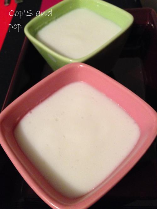 Petits pots de crème coco