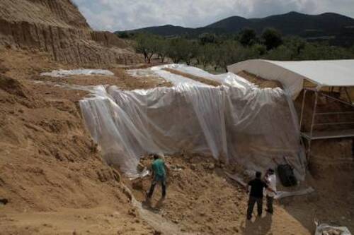 Amphipolis : travaux de protection avant l'hiver