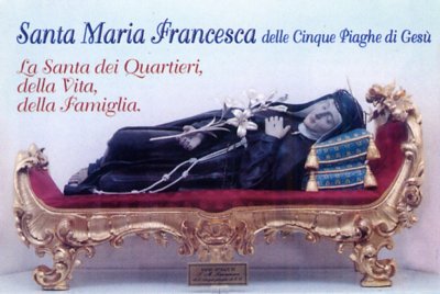 Ste Marie-Françoise des cinq Plaies