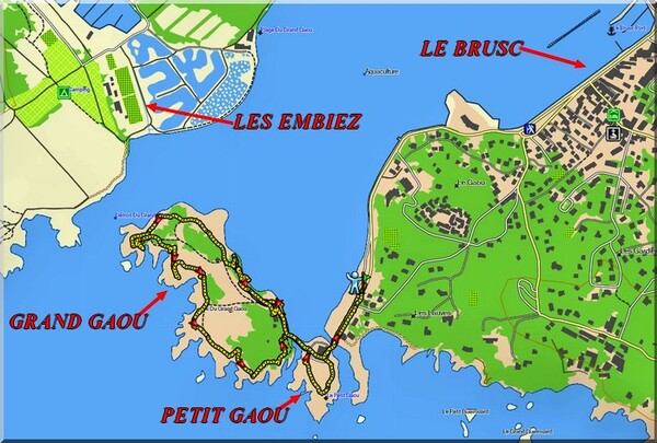 Balade sur l'île du Petit Gaou (Le Brusc)