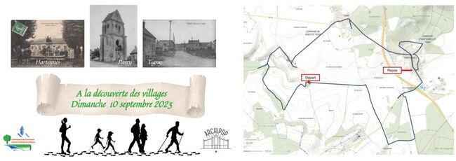 Randonnée Hartennes Parcy-Tigny le 10 septembre 2023