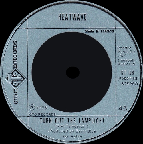 Heatwave ‎: Album " Too Hot To Handle " GTO Records GTLP 013 [ UK ]