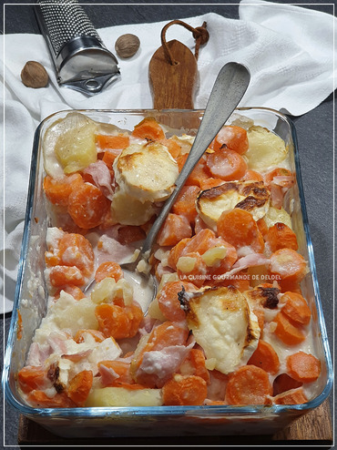 CAROTTES EN TARTICHEVRE,LIGHT AU COOKEO