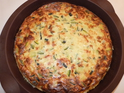 Des Courgettes, encore des Courgettes mais en QUICHE...