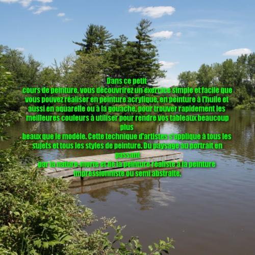 Dessin et peinture - vidéo 3405 : Comment interpréter les couleurs, pour valoriser un tableau ? - toutes les techniques.