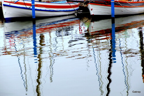 Barcarès : barques et reflets ... n 6