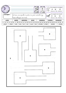 Fiches de graphisme GS période 1 et 2