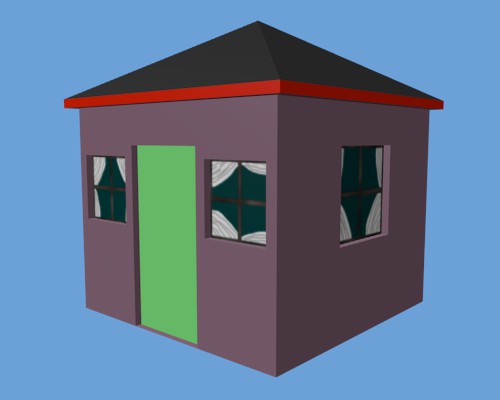 Le premier rendu avec l'UV mapping