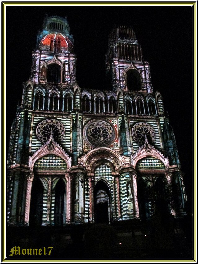 Son et lumière à  la cathédrale d'Orléans