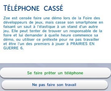 Téléphone cassé