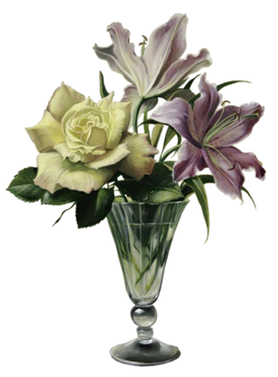 Fleurs  dans vase / 1
