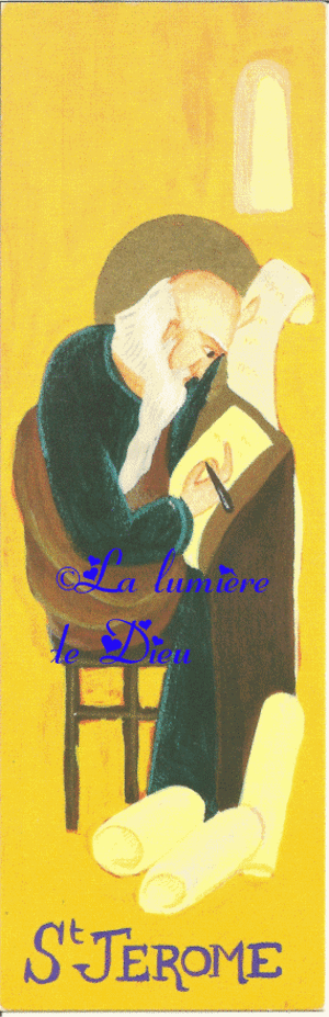 Saint Jérôme. Père et docteur de l'Eglise († 420)