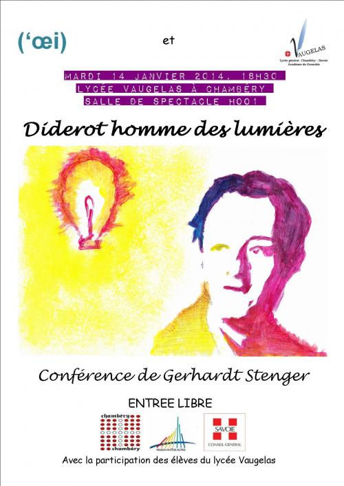 Flyer soirée Diderot version jaune