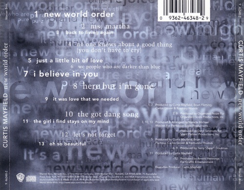 1996 : Album CD " New Order " Warner Bros Records 9 46348 2 [ US ]