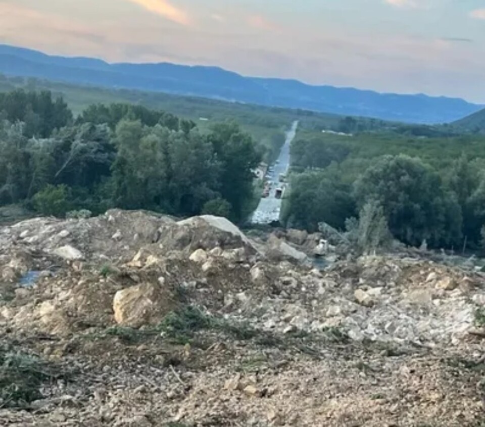 Impressionnant : un pan de montagne tombe à 15 km de chez moi