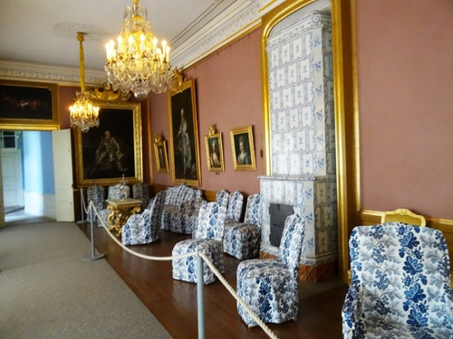 Photos de l'intérieur du çâteau de Gripsholm en Suède (photos)