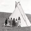 Sœurs Cheyennes du sud à El Reno, Territoire de l'Oklahoma - vers 1895