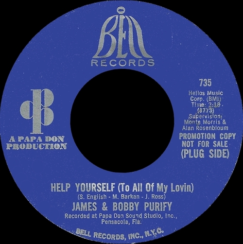 James & Bobby Purify : CD " Untie Me 1968-1969 " Soul Bag Records DP 159 [ FR ]