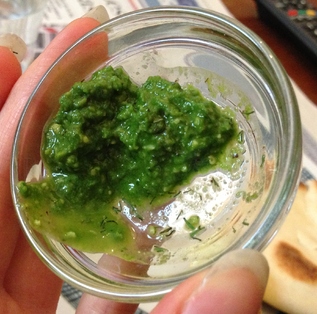 Pesto de fanes de radis, pour ne rien jeter !